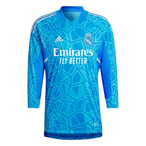 Authentic Camiseta Real Madrid Portero ML 2022-2023 Azul